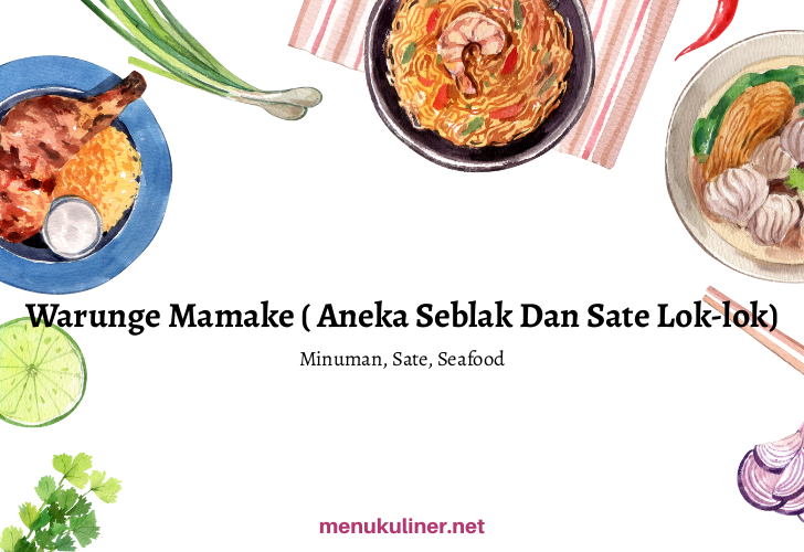 Sate Laut yang Menggoda di Warunge Mamake